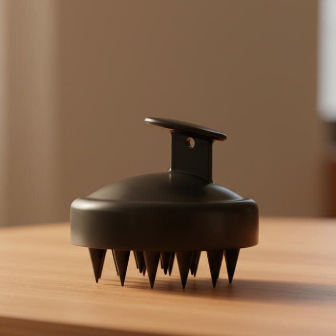 Silicone Scalp Massager – Deep Cleansing & Hair Growth