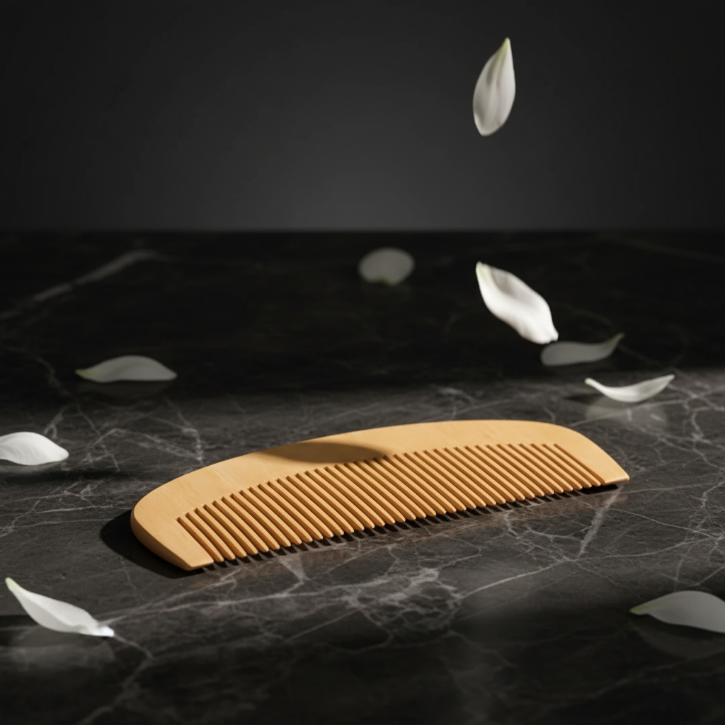 Natural Wooden Comb – Organic Hair Care