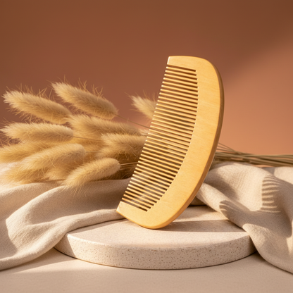 Natural Wooden Comb – Organic Hair Care